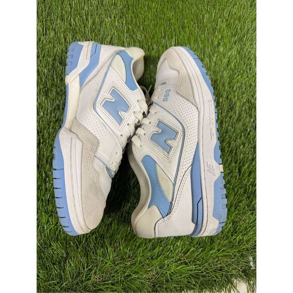 Size 8 - New Balance‎ 550 White Blue Haze UNC OG box Fire - Picture 6 of 7